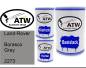 Preview: Land-Rover, Borasco Grey, 2273: 500ml Lackdose + 500ml Klarlack + 250ml Härter - Set, von ATW Autoteile West.